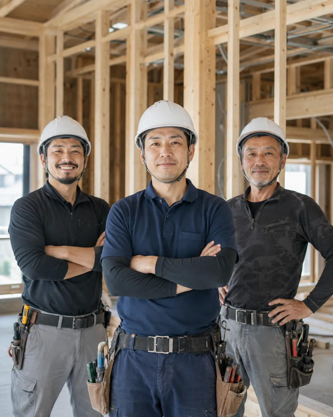 建設現場で働く職人